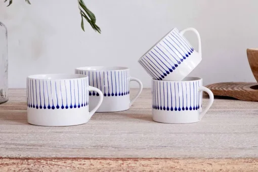 Iba Mug - Indigo - Small (Set of 2)