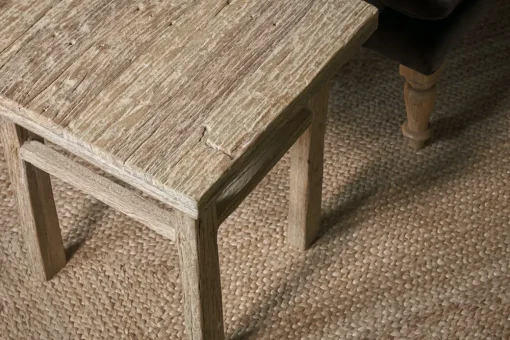 Ibo Reclaimed Wood Side Table - Natural