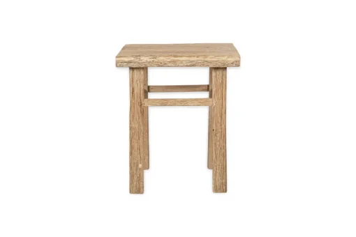 Ibo Reclaimed Wood Side Table - Natural