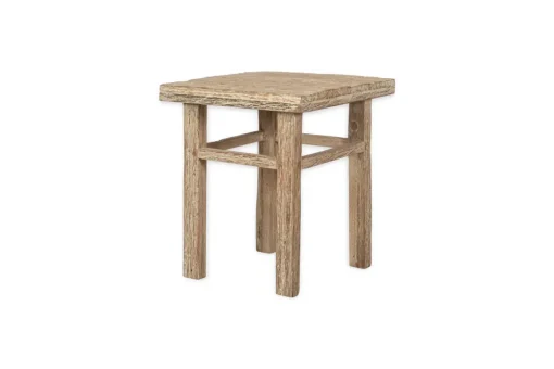 Ibo Reclaimed Wood Side Table - Natural