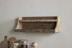 Ibo Reclaimed Wood Storage Shelf - Natural