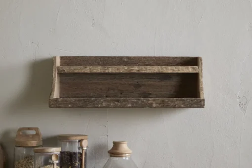 Ibo Reclaimed Wood Storage Shelf - Natural