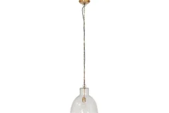 Inayah Recycled Glass Pendant - Clear