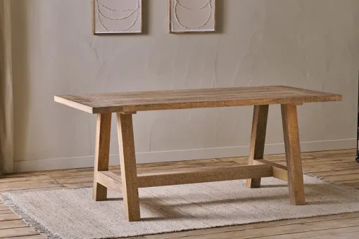 Indali Mango Wood Dining Table - Natural