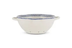 Indigo Drop Colander - Indigo