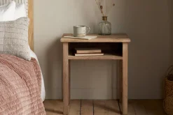 Iya Reclaimed Wood Bedside Table - Natural