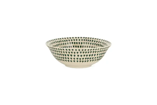 Juniper Drop Dinnerware Set - Cream & Juniper (Set of 12)