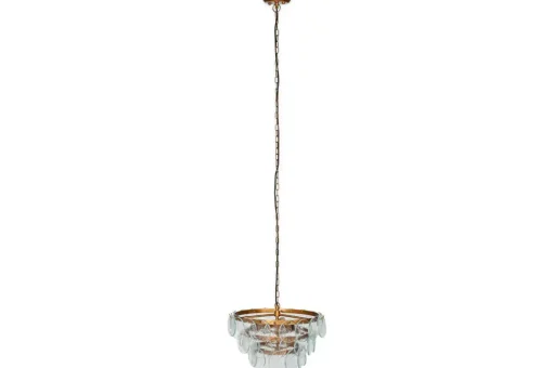Kagitha Recycled Glass Chandelier - Clear