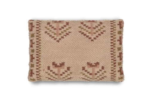 Kandy Wool & Cotton Cushion Cover - Dusty Pink