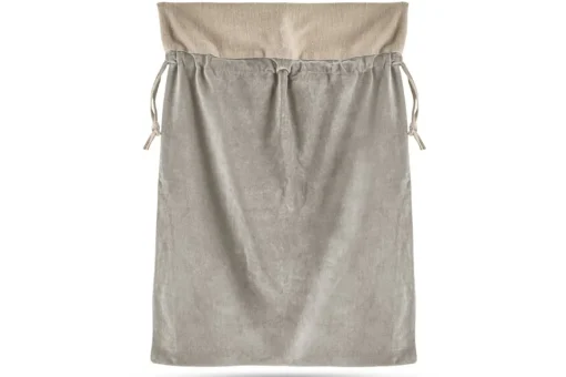 Karru Cotton Velvet Sack - Light Grey