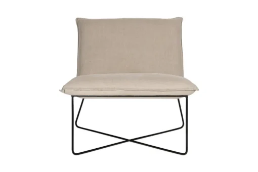 Kashvi Oversized Linen Lounger - Natural