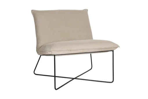 Kashvi Oversized Linen Lounger - Natural