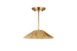 Katari Raffia Ceiling Light - Small