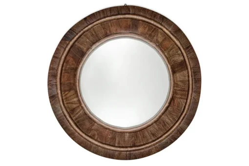 Kayia Acacia Wood Mirror - Walnut