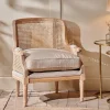 Kaziria Cane & Linen Armchair - Natural