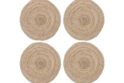Keso Woven Placemats - Natural - (Set of 4)