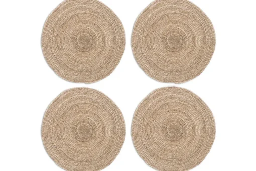 Keso Woven Placemats - Natural - (Set of 4)