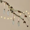 Khol Shell Baubles - Clear Antique - (Set of 4)