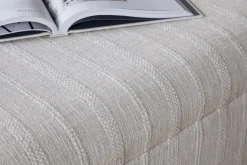 Kiana Upholstered Storage Ottoman - Natural