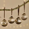 Konara Baubles - Gold Crackle (Set of 4)