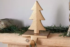 Kotta Stocking Tree Holder - Antique Brass