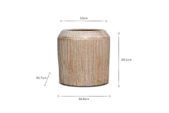 Kubo Ceramic Planter - Terracotta