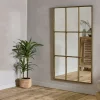 Kurci Rectangular Full Length Mirror - Antique Brass