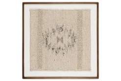 Lena Textured Wall Art - Off White