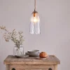 Lumina Recycled Glass Pendant - Clear