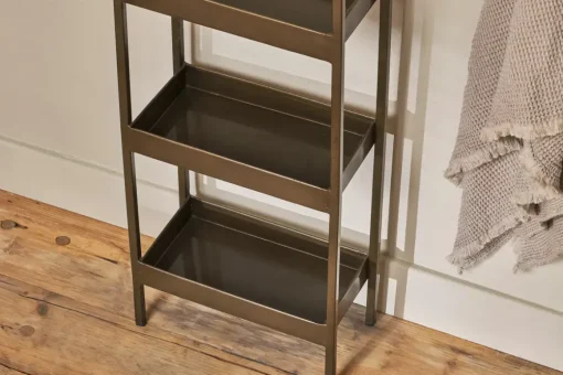 Mahi Bathroom Storage Caddy - Antique Brass