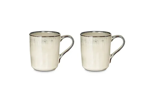 Malia Mug - Cream - (Set of 2)