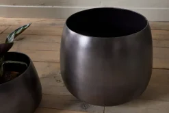 Maliki Plant Pot - Aged Bronze