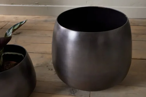 Maliki Plant Pot - Aged Bronze