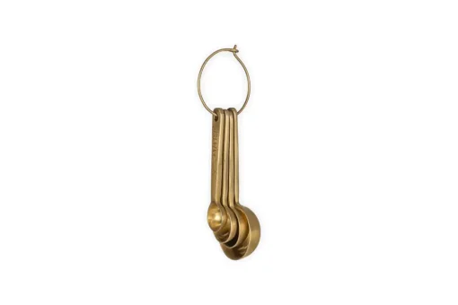 Mane Measuring Spoons - Brushed Gold