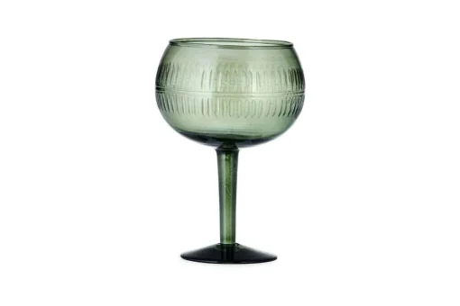 Mila Gin Glass - Dark Emerald - (Set of 2)