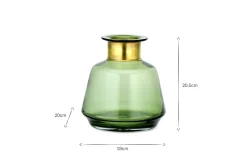 Miza Glass Vase - Green