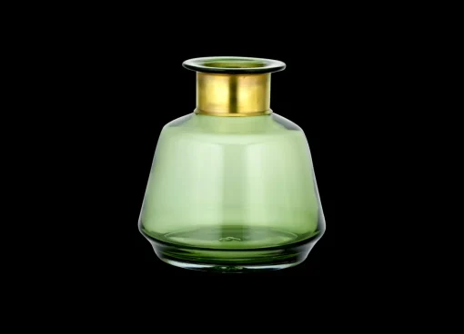 Miza Glass Vase - Green