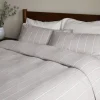Mora Hemp & Cotton Duvet Cover - Stone Grey