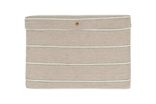Mora Hemp & Cotton Duvet Cover - Stone Grey