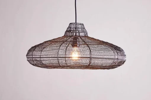 Mukuni Wire Lampshade - Bronze/Black