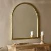 Murwara Arch Mirror - Antique Brass