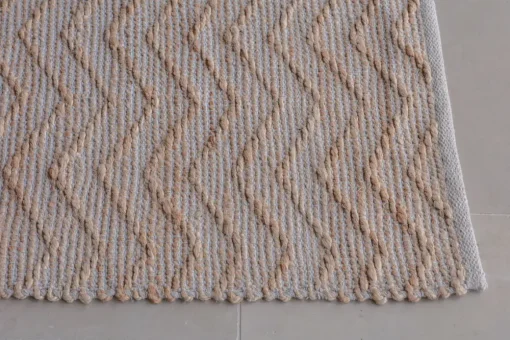 Nabami Chevron Jute Rug - Natural