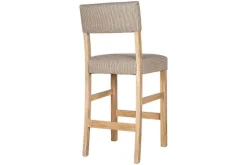 Nadeeka Linen Upholstered Counter Chair - Soft Grey