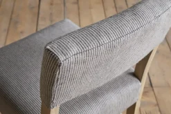 Nadeeka Linen Upholstered Counter Chair - Soft Grey