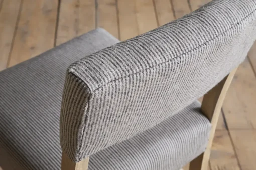Nadeeka Linen Upholstered Counter Chair - Soft Grey