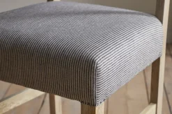Nadeeka Linen Upholstered Counter Chair - Soft Grey