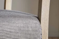 Nadeeka Linen Upholstered Counter Chair - Soft Grey