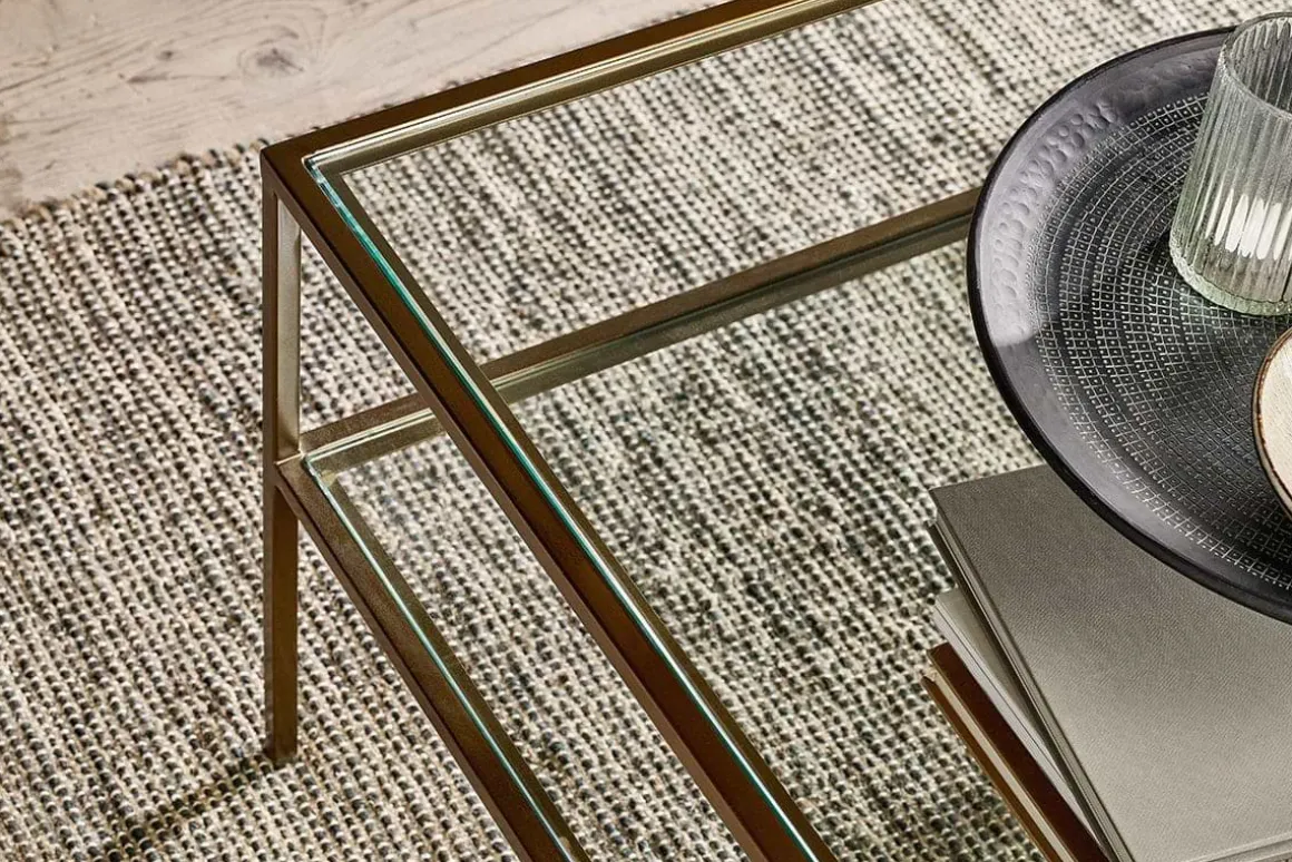 Nakuru Iron & Glass Coffee Table