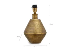 Nalgonda Lamp - Antique Brass - Small