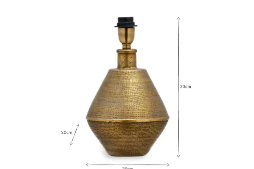 Nalgonda Lamp - Antique Brass - Small